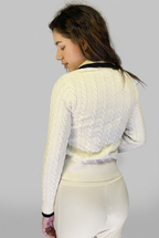 Slim Fit Polo Collar Pullover Sweater