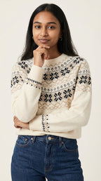 Classic Fair Isle Pullover Sweater