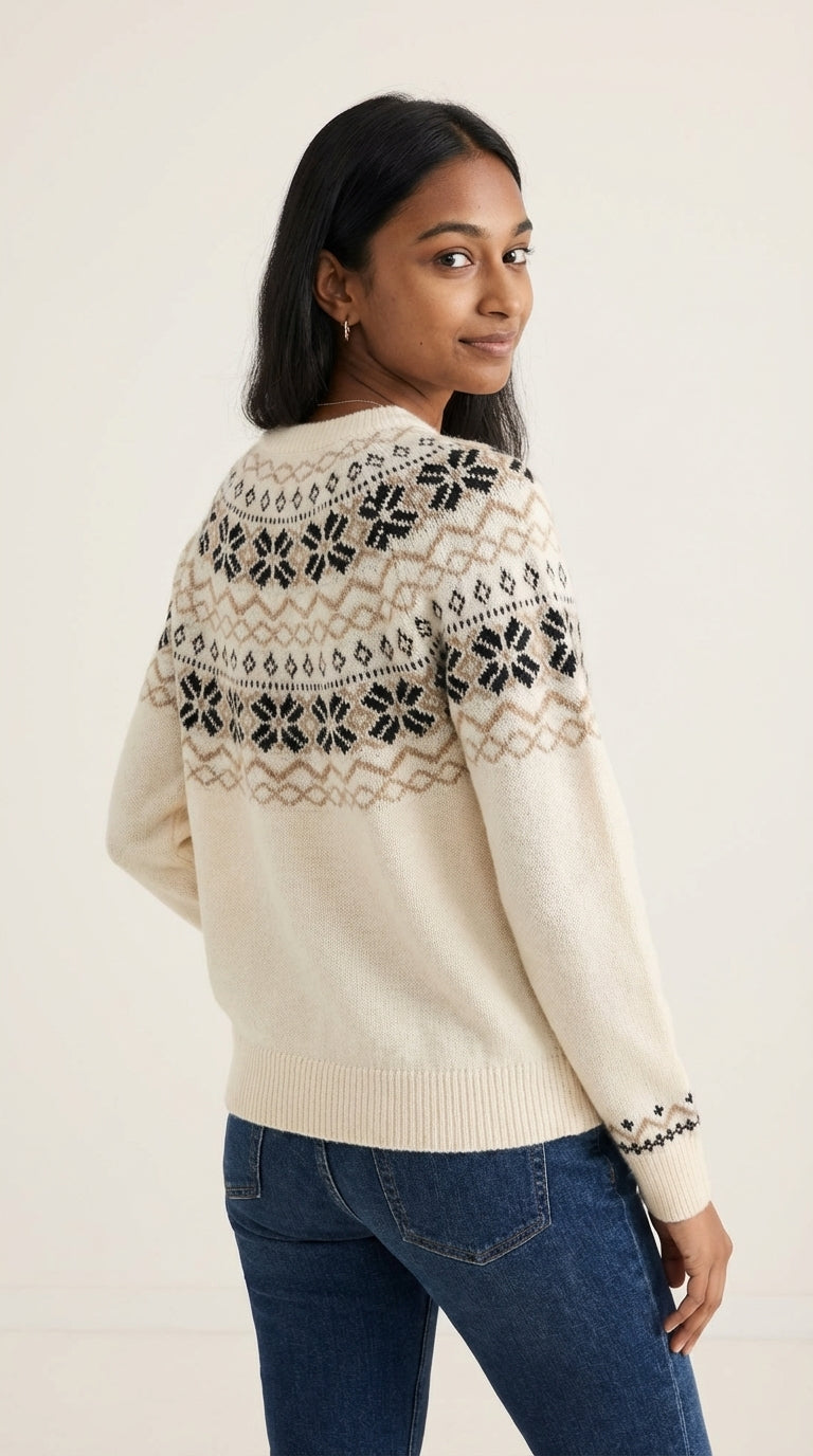 Classic Fair Isle Pullover Sweater