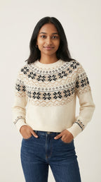 Classic Fair Isle Pullover Sweater